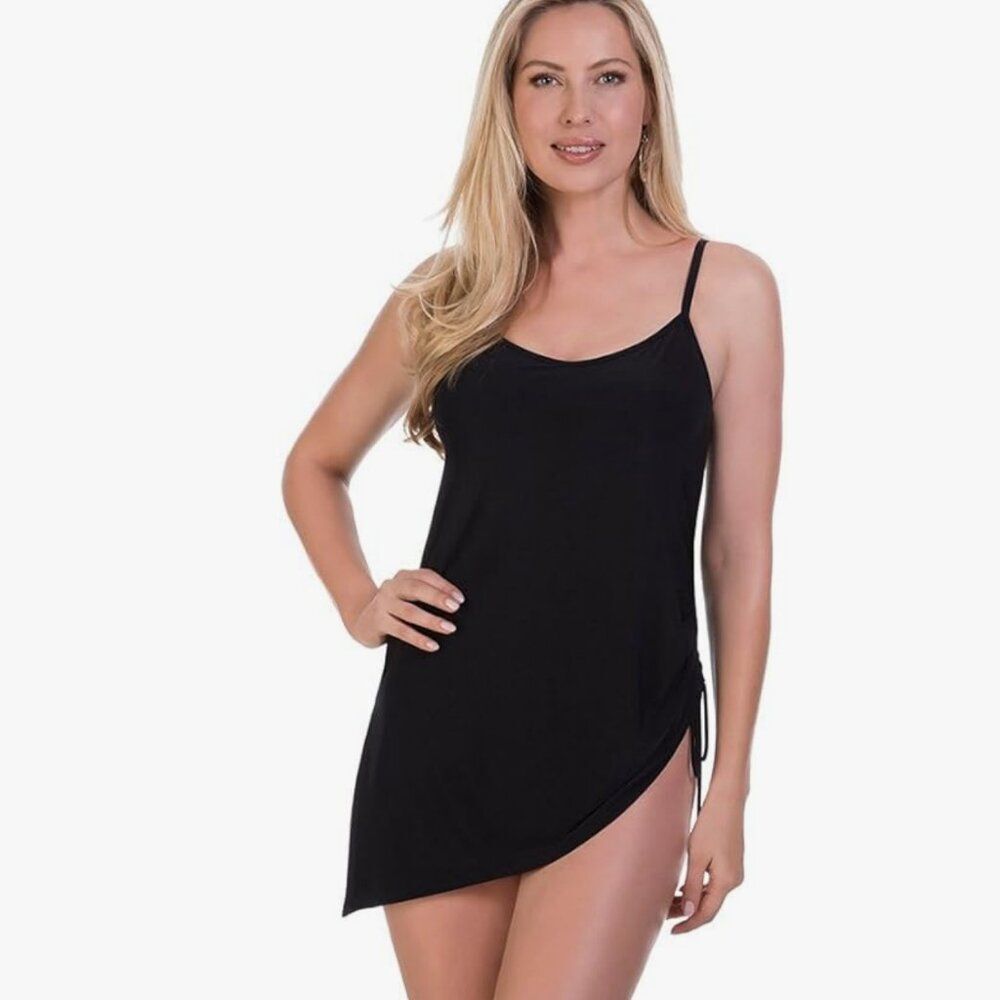 Magicsuit Brynn Swim Dress Navy Blue Size 14 NWT